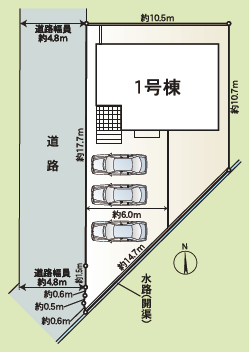 福井市古市３丁目の新築戸建 内観
