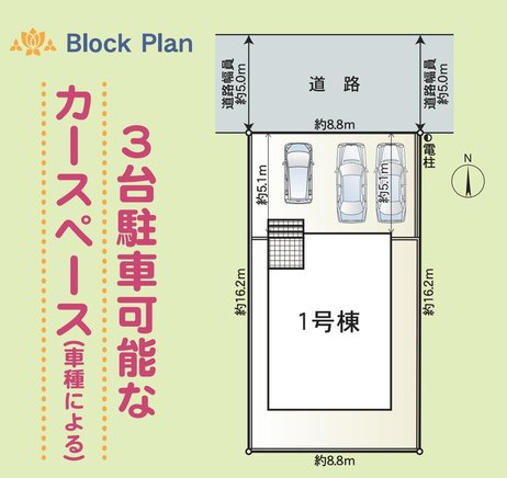 福井市三郎丸町の新築戸建 内観