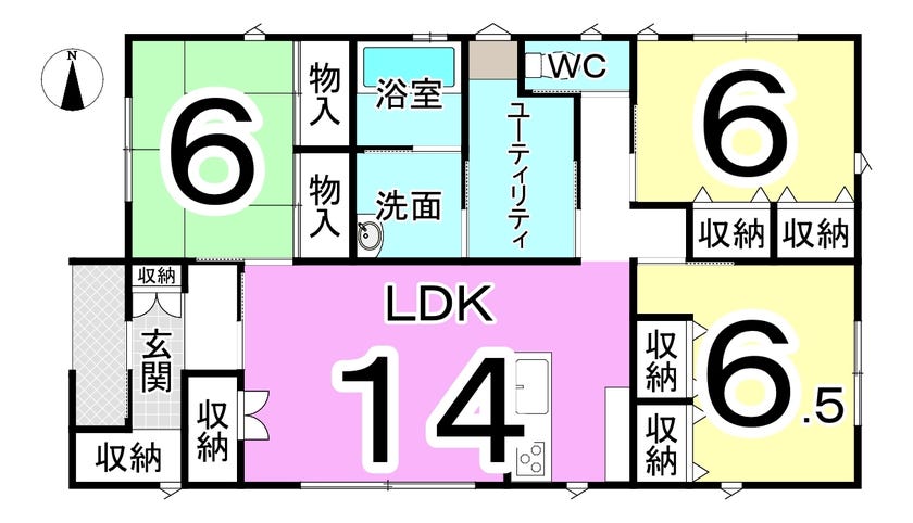 坂井市春江町為国の中古戸建 間取り