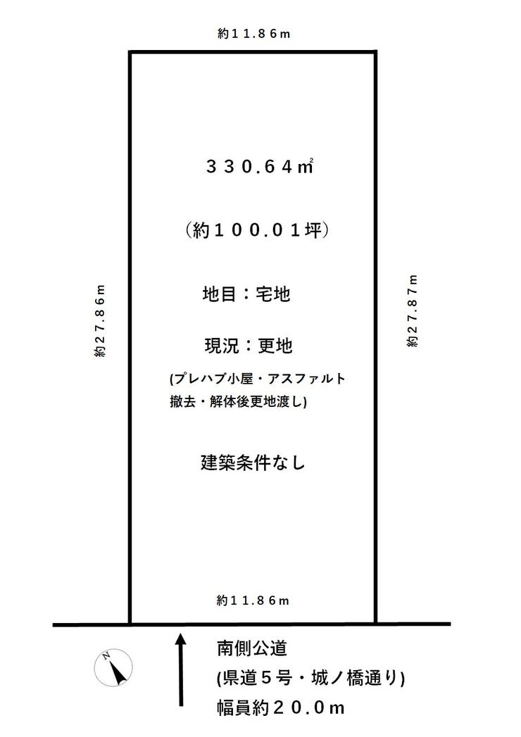 福井市御幸２丁目の土地 間取り