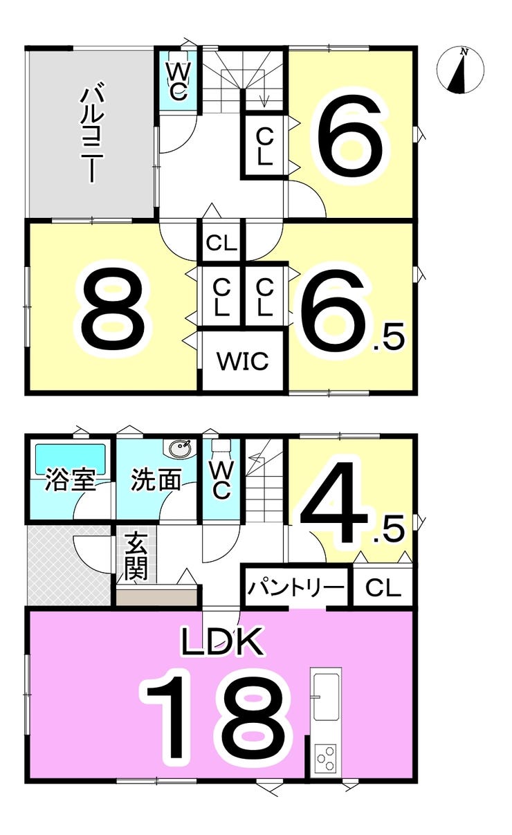 坂井市春江町高江の新築戸建 間取り