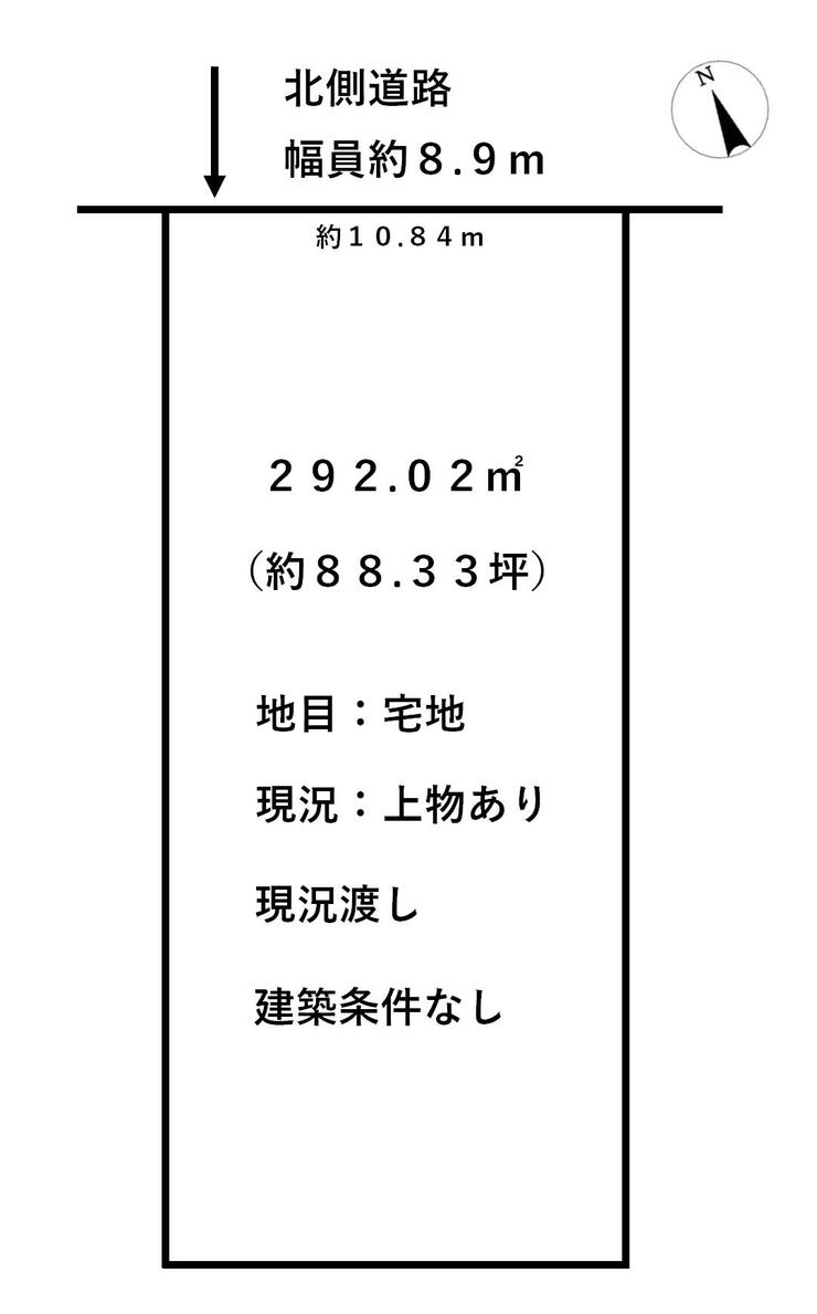 福井市加茂河原２丁目の土地 間取り
