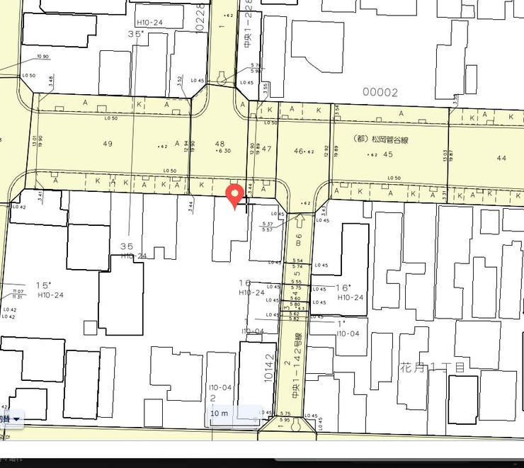 福井市花月１丁目の土地 内観