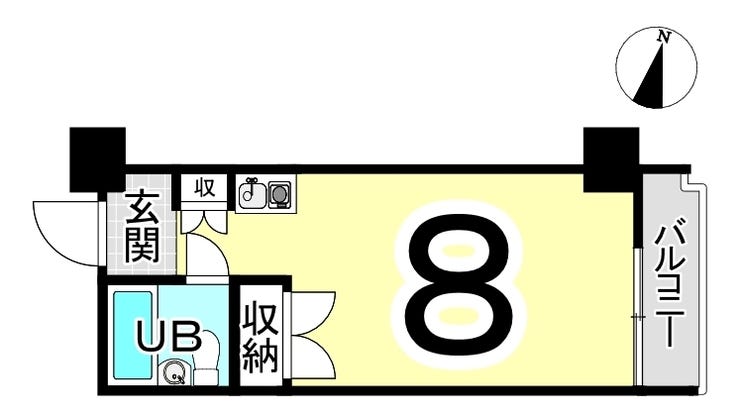 アペックス四ツ井 福井市四ツ井２丁目の中古マンション 間取り