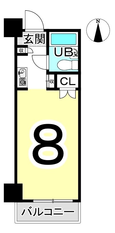 アペックス開発 福井市西開発１丁目の中古マンション 間取り