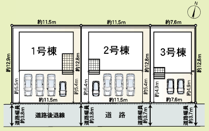 福井市月見４丁目の新築戸建 内観