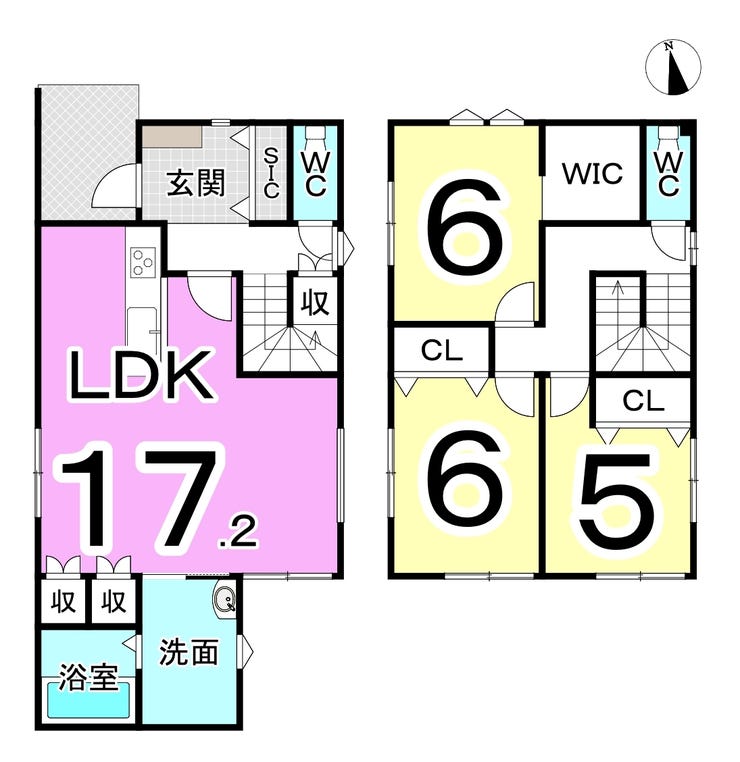 福井市寺前町の中古戸建 間取り