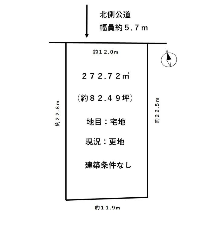 福井市城東３丁目の土地 間取り