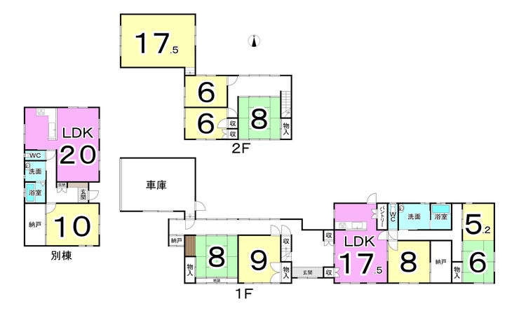 福井市小幡町の中古戸建 間取り
