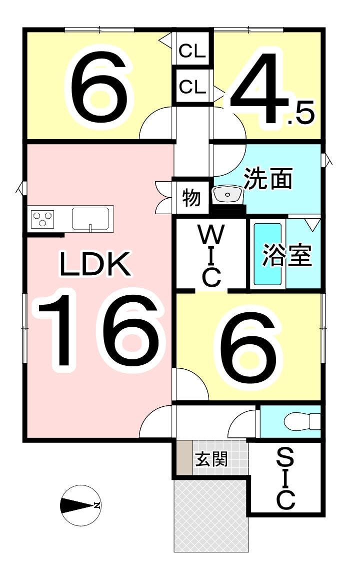 鯖江市糺町の新築戸建 間取り