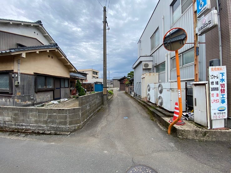 越前市粟田部町の土地 内観