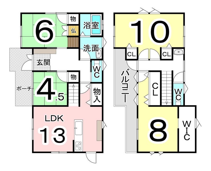 鯖江市落井町の中古戸建 間取り