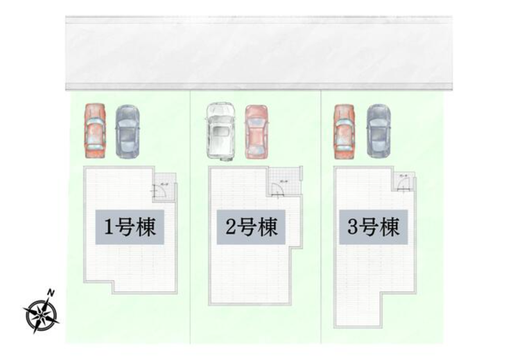 福井市上森田２丁目の新築戸建 内観