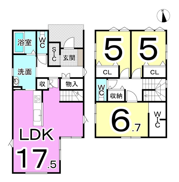 福井市寺前町の中古戸建 間取り