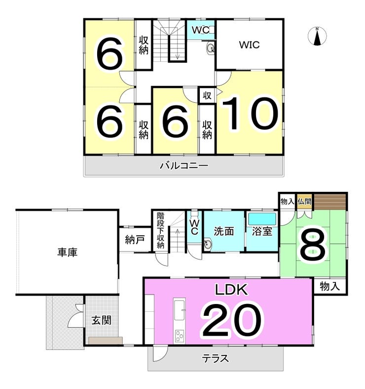 栗森1丁目中古戸建 間取り