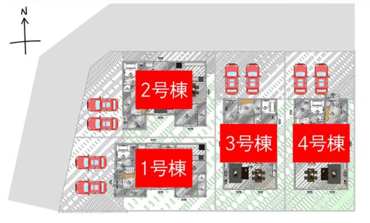 福井市高柳町の新築戸建 内観
