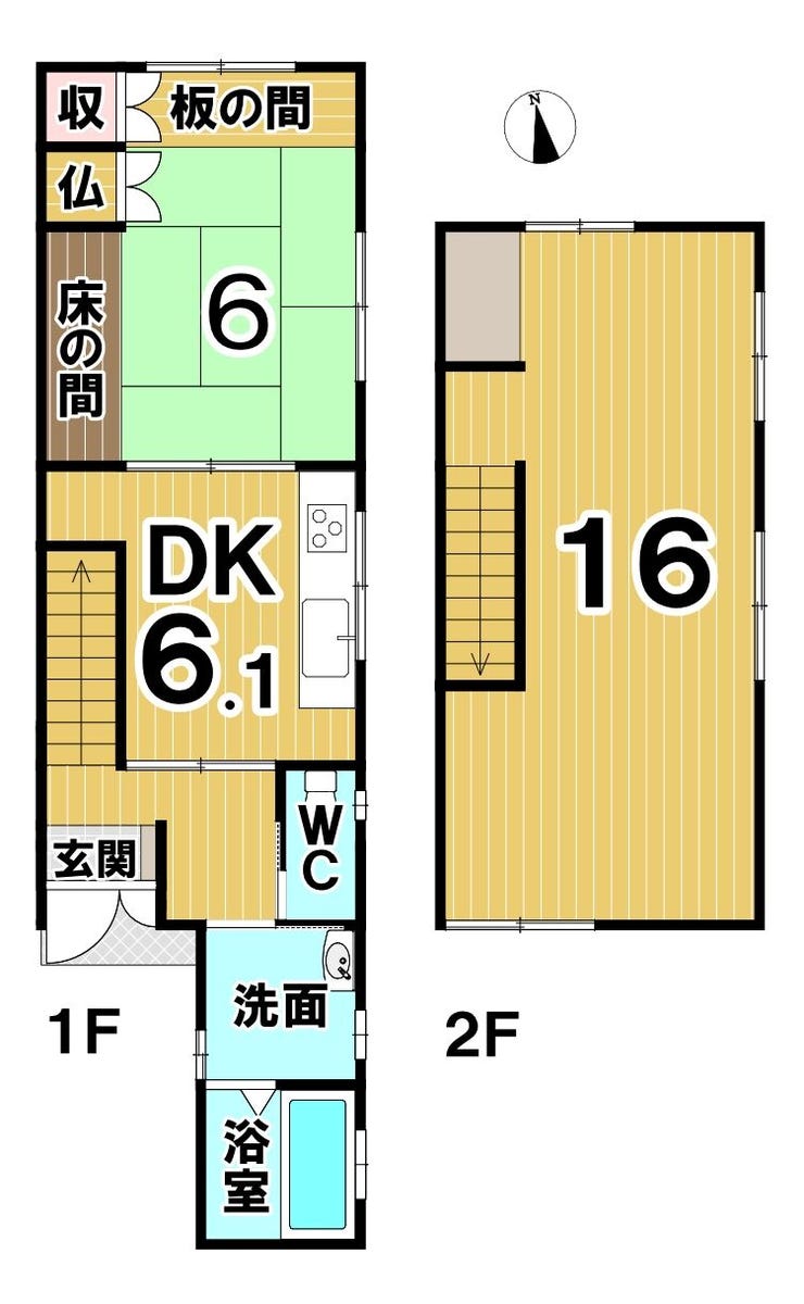 西木田１丁目　中古住宅 間取り