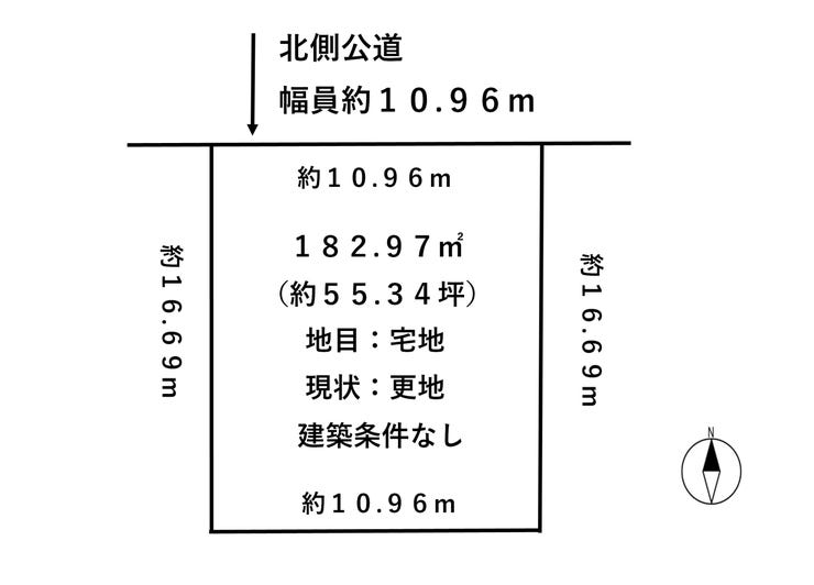 鯖江市舟津町４丁目の土地 間取り