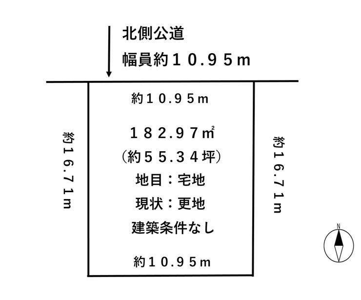 鯖江市舟津町４丁目の土地 間取り