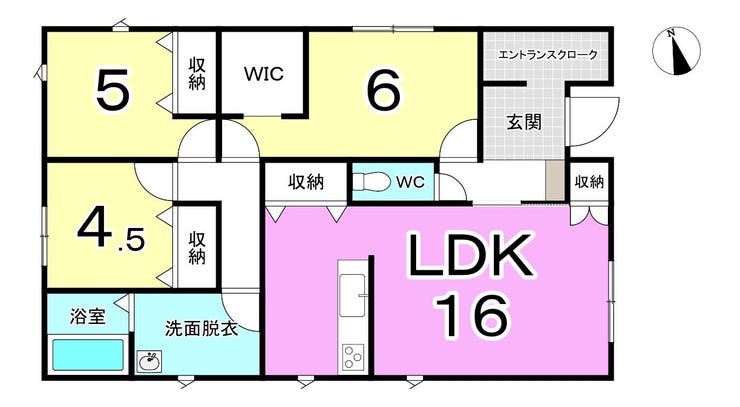 鯖江市住吉町１丁目の新築戸建 間取り