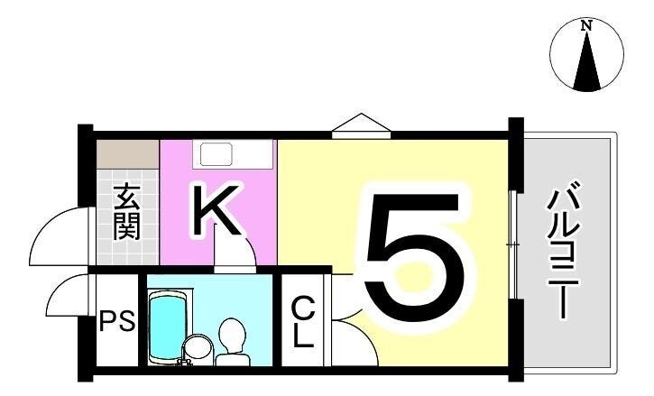 信開ウエラコート足羽 福井市加茂河原２丁目の中古マンション 間取り